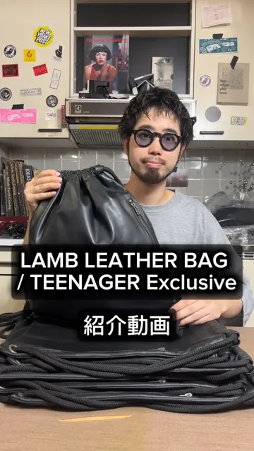 LAMB LEATHER SIDE ZIP BAG / TEENAGER Exclusive - TEENAGER