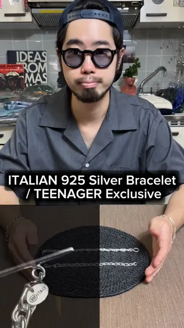 ITALIAN 925 Silver Bracelet / TEENAGER Exclusive / Made in Italy