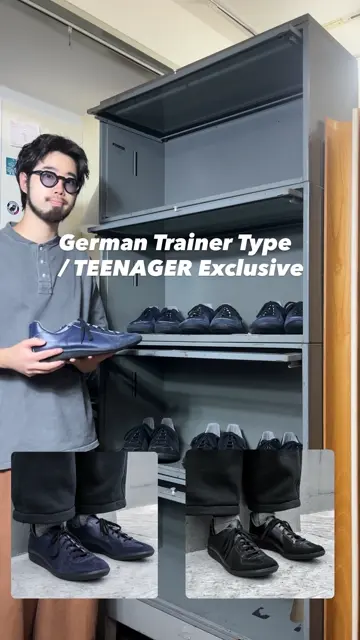 German Trainer Type / Black - TEENAGER ONLINE STORE