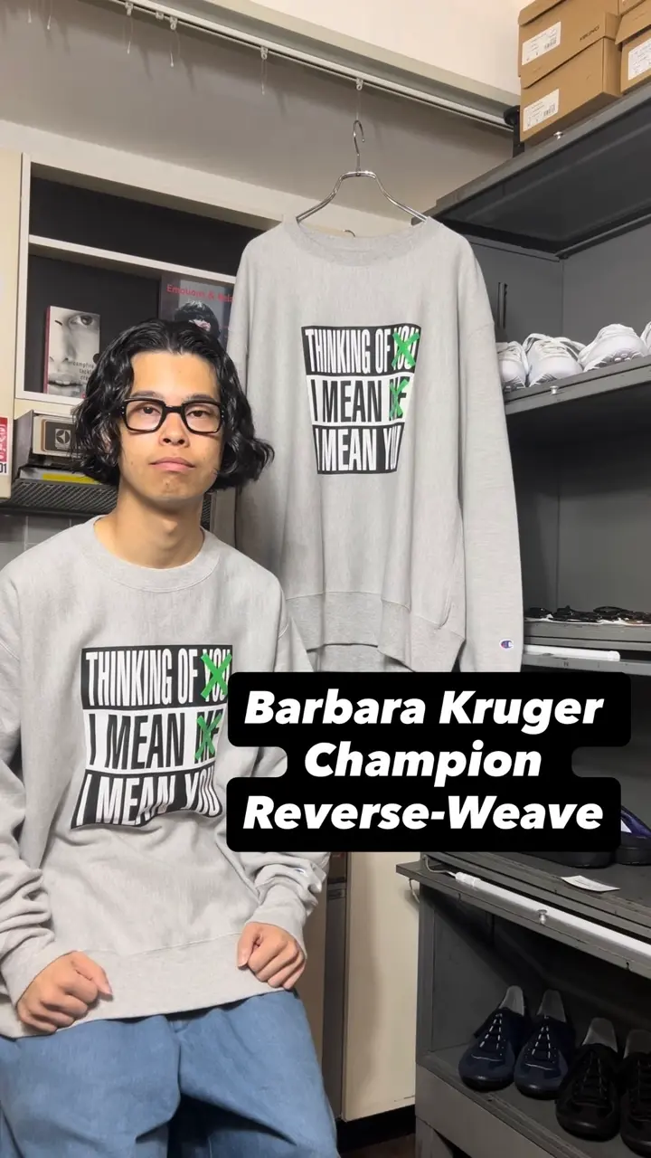 Barbara Kruger Limited Model / Champion Reverse-Weave - TEENAGER