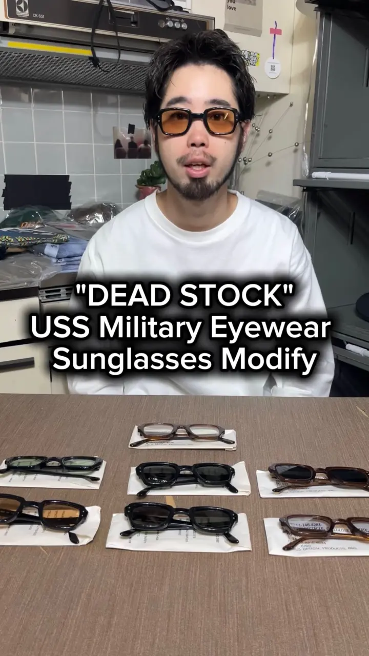 祐*介様 USS Black Flame Light Smoke Sunglas DEAD STOCK