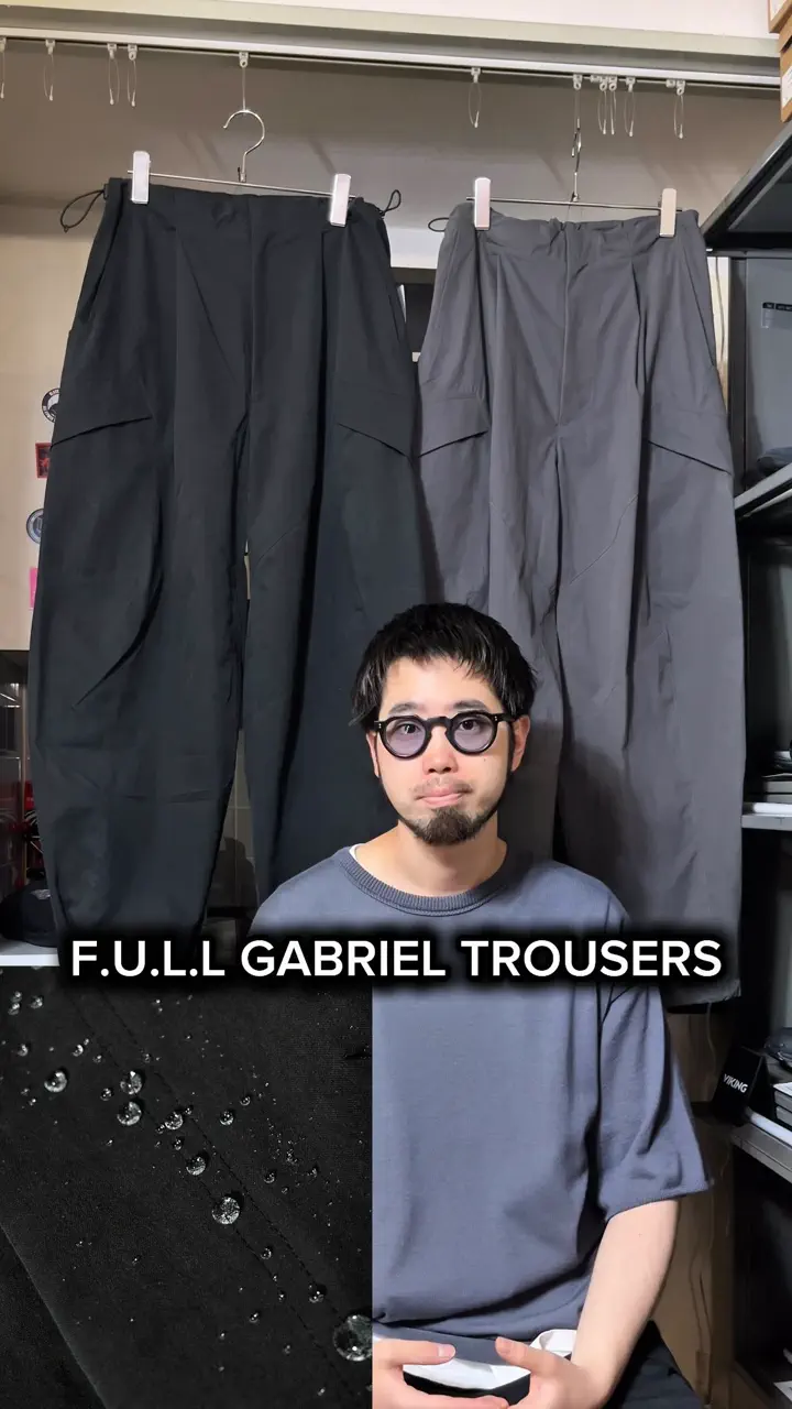 予約販売商品』 F.U.L.L GABRIEL TROUSERS / GREY - TEENAGER ONLINE STORE