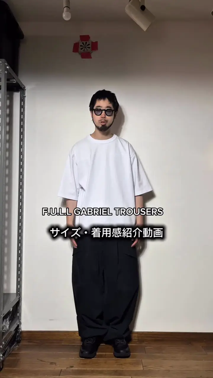 予約販売商品』 F.U.L.L GABRIEL TROUSERS / GREY - TEENAGER ONLINE STORE