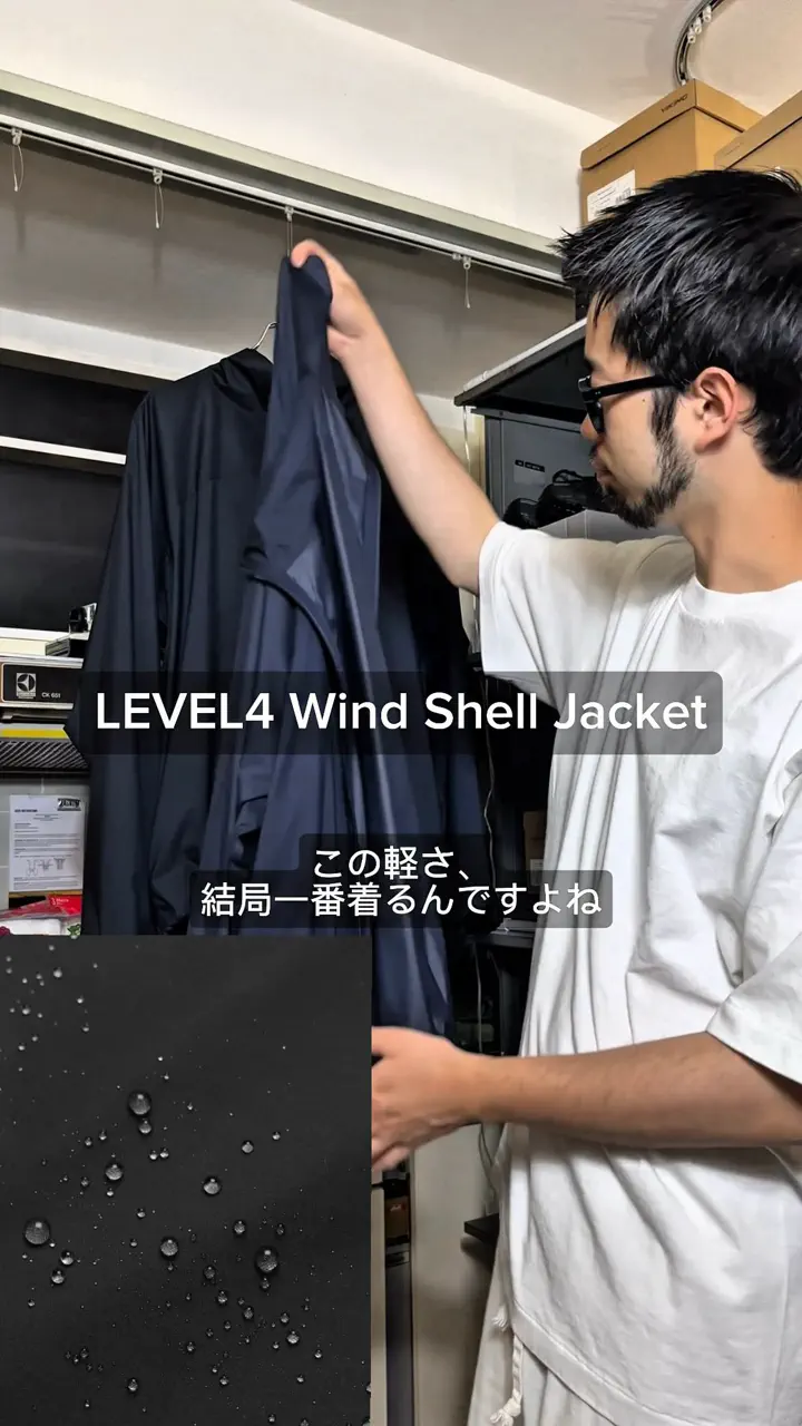 LEVEL4 Wind Shell Jacket / NAVY - TEENAGER ONLINE STORE