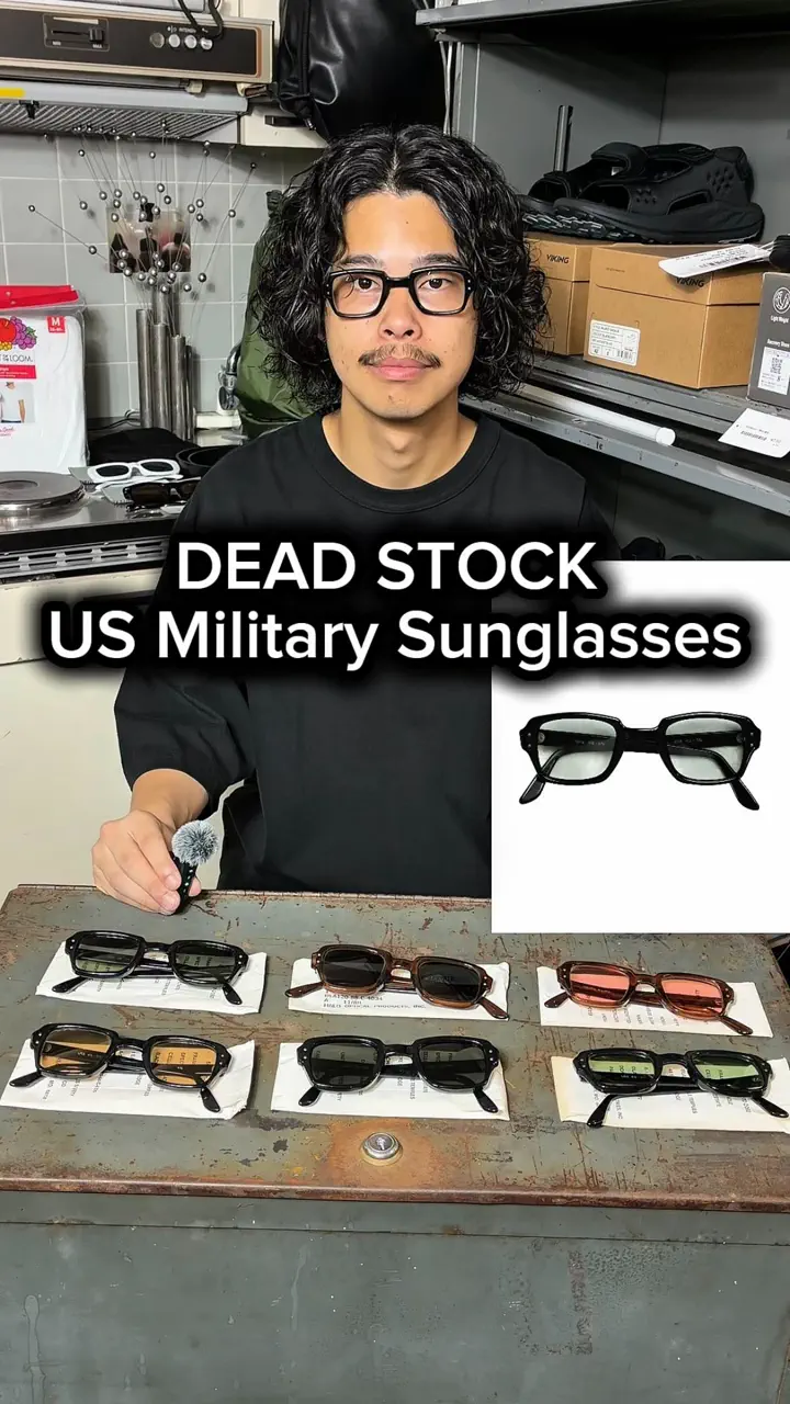DEAD STOCK US Military Sunglasses / Black - TEENAGER ONLINE STORE
