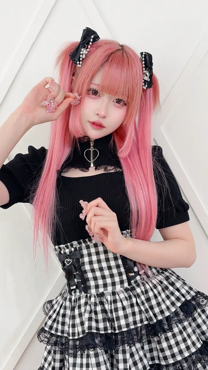 MA*RS】ハートZIPテレコトップス - BLK/BLK size-F | 地雷系・量産型の
