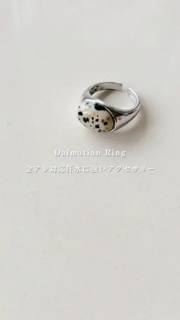 [韓国の人気ジュエリー] Dalmatian Ring 再入荷】Dalmatian Ring | stoork(ストーク) 金属アレルギー対応