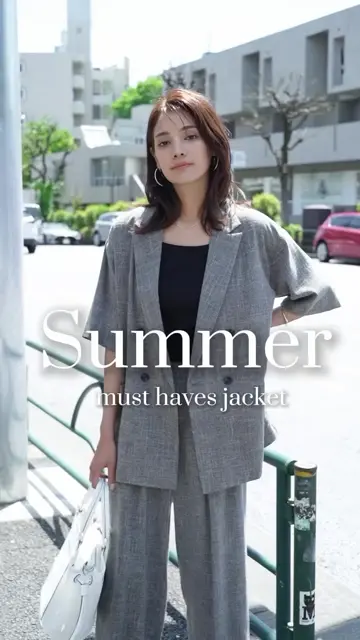 セットアップ対応】リネンライク半袖ジャケット｜abahouse mavie