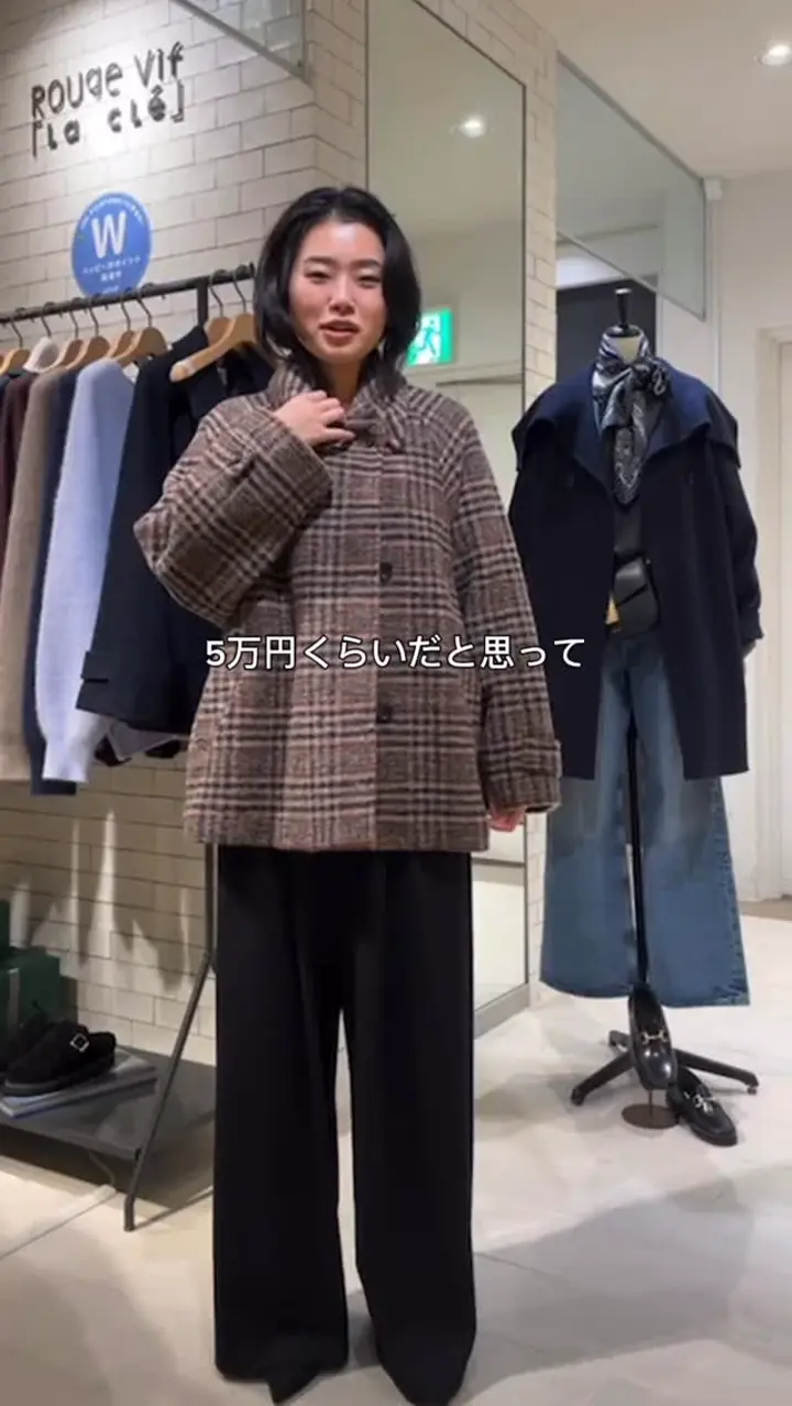 Rouge vif la cle フィブリルシアーフーディーブルゾン　ほぼ未使用 Rouge vif la cle フィブリルシアーフーディーブルゾン ほぼ未使用