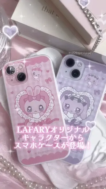 ラヴちゃん》ルビちゃん きゅるるんフリル スマホケース- LAFARY ONLINE