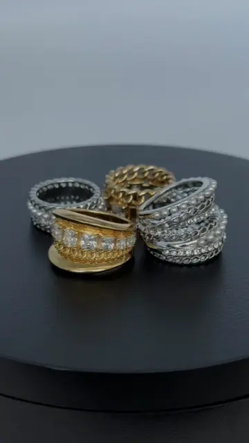 Pearl Chain Ring LOHME 9号 Bijoux Pearl Chain Ring | おしゃれな指輪 - LOHME ONLINE STORE