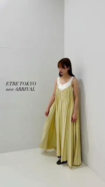 最終セール　etre tokyo 2wayタックキャミワンピース　yellow 2WAYタックキャミワンピース | ONEPIECE,デイリー | ROOM903 online