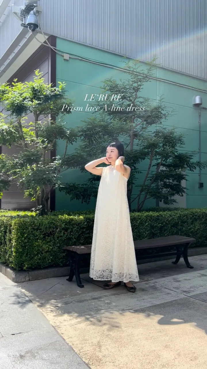 Prism lace A-line dress | DRESS,DRESS | ROOM903 online