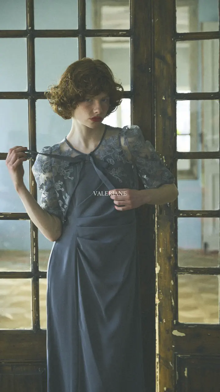 ラメフラワーボレロセットドレープドレス | DRESS,DRESS | ROOM903 online