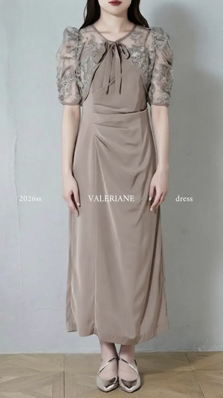 key neck embroidery dress | ALL ITEM | ROOM903 online