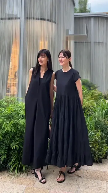 前田ゆかセレクト】フレアシルエット ティアードワンピース Day and Grade