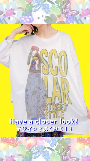 tシャツ 152710：スカラースタイリング 女の子柄プルオーバー レディース 152710：スカラースタイリング 女の子柄プルオーバーの通販-ScoLar