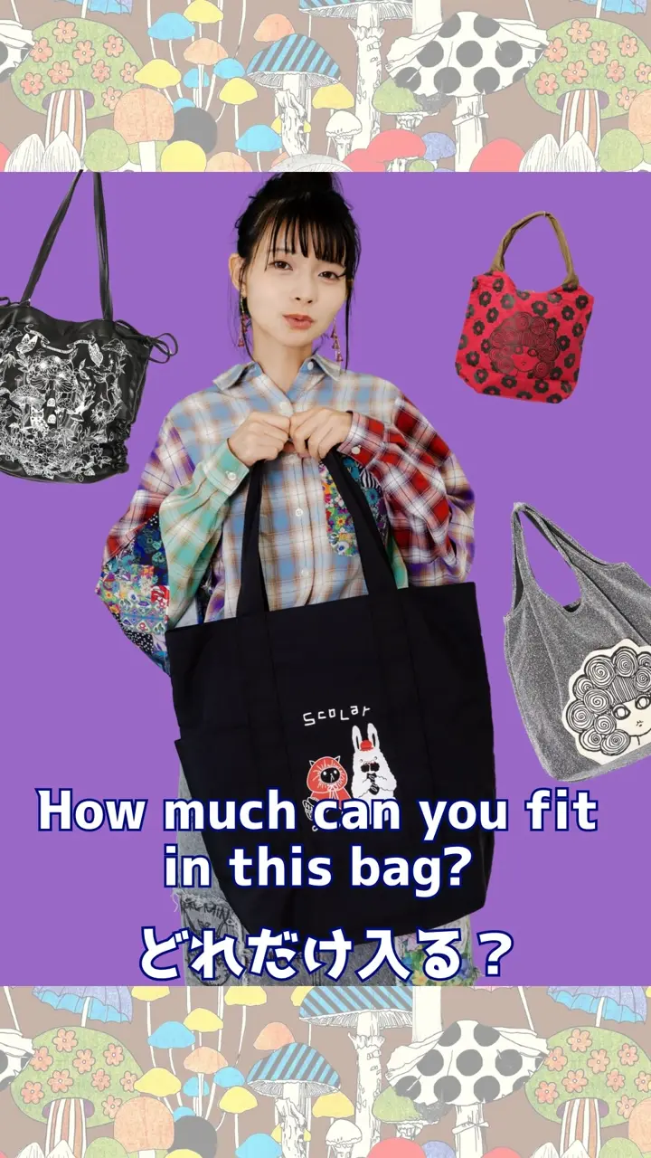 653441：スカラーちゃん×お花ランチトートバッグの通販-ScoLar