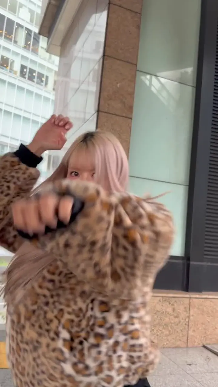 153647：キノコ×レオパード柄リバーシブルブルゾンの通販-ScoLar