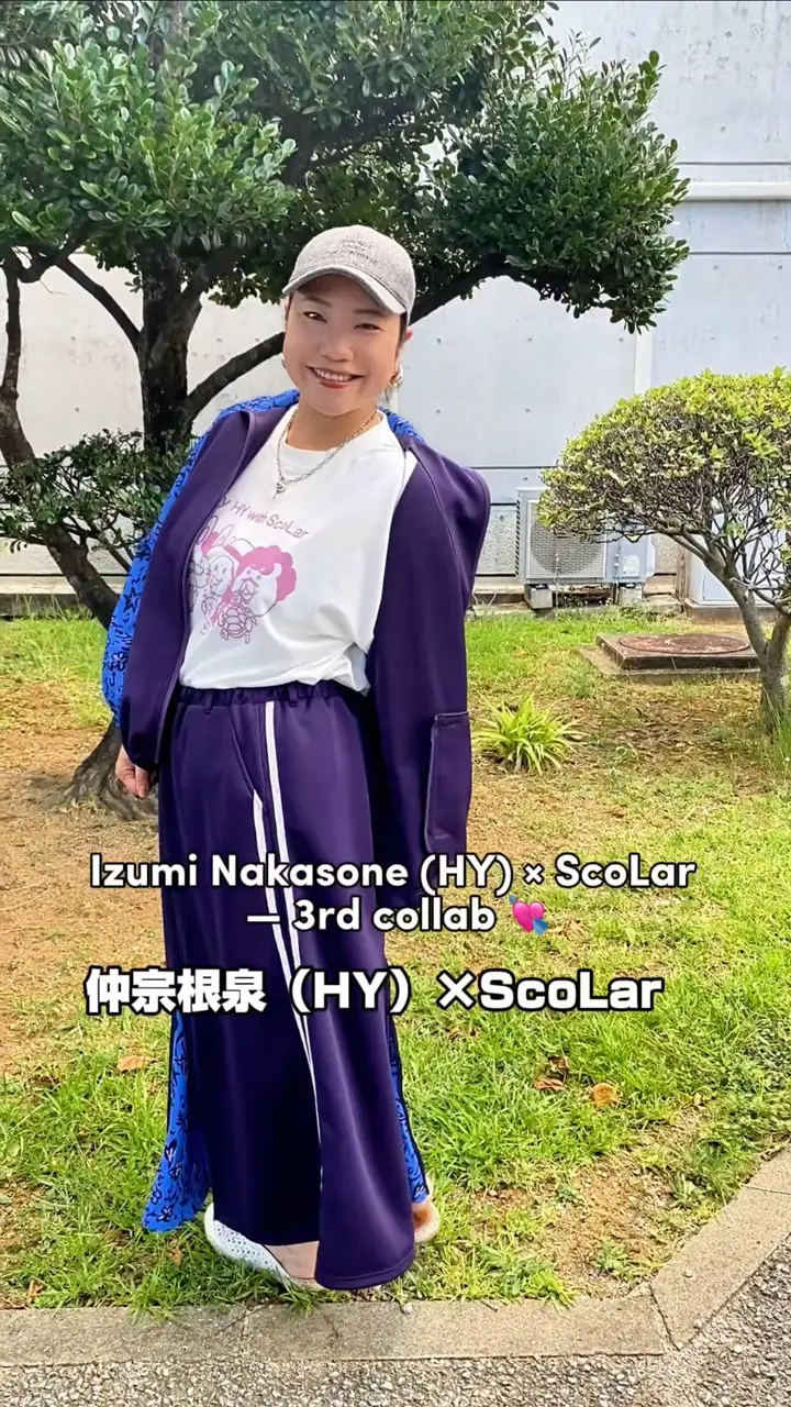 153713：仲宗根泉(HY)コラボ アート柄花柄チュニックの通販-ScoLar