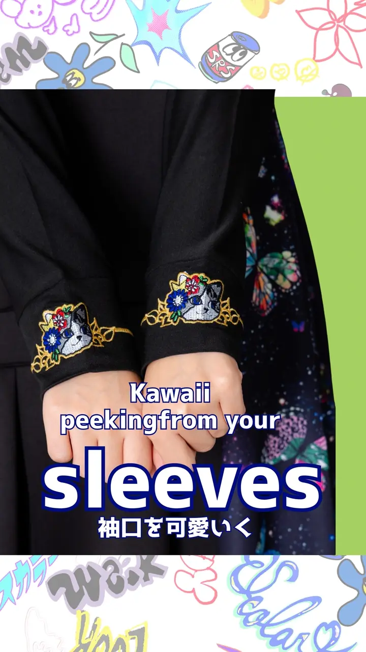 ラ*e様 cvtvlist usual pants 黒紫　人気ロゴ刺繍 153757：ネコ・ラビル・蝶刺繍 裏起毛スムースインナーの通販-ScoLar