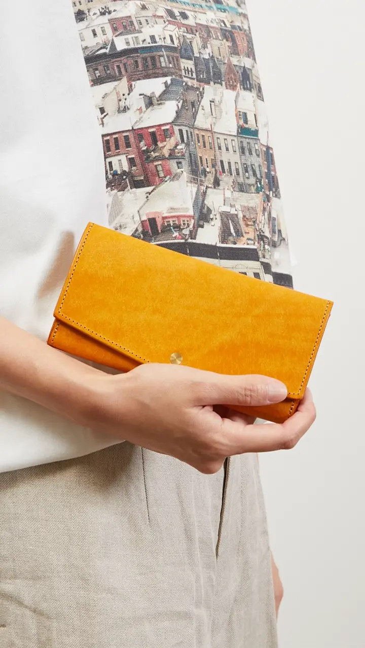 Slim-008pb（Pueblo）｜小さい長財布“ほぼ一万円サイズ