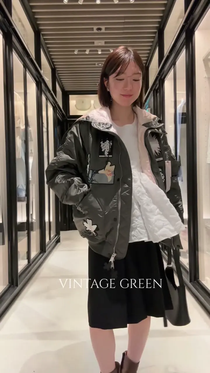 Cecilie Bahnsen(セシリー バンセン)】 Alpha Industries X CB N-2B