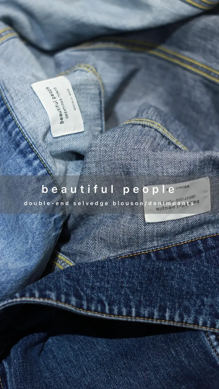 beautiful people(ビューティフルピープル)】 double-end selvedge