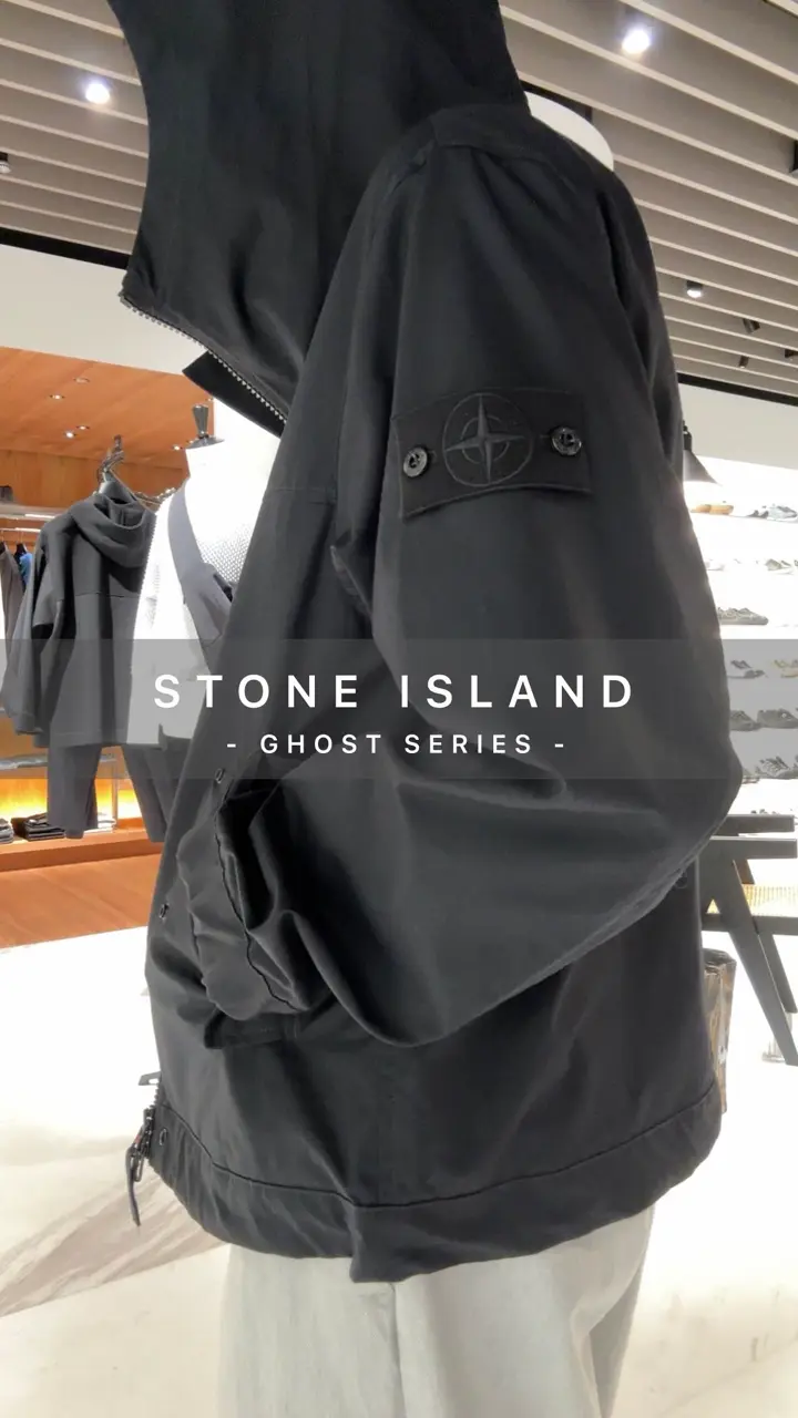 STONE ISLAND(ストーンアイランド)】 S.I. GHOST - ALL-WEATHER COTTON
