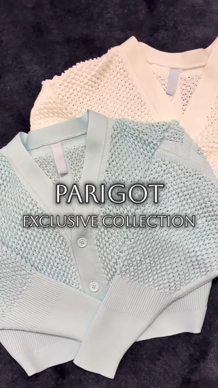 CFCL(シーエフシーエル)】 PARIGOT別注 LATICE CROPPED CARDIGAN