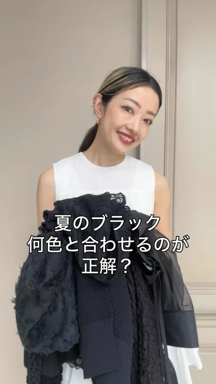 HYKE チュールスリーブニット　1 HYKE(ハイク)】 CROCHET SLEEVELESS KNIT｜PARIGOT ONLINE（パリゴ