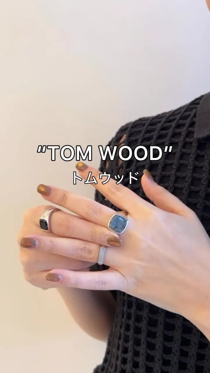 TOM WOOD(トムウッド)】 Cushion White Mother of Pearl リング
