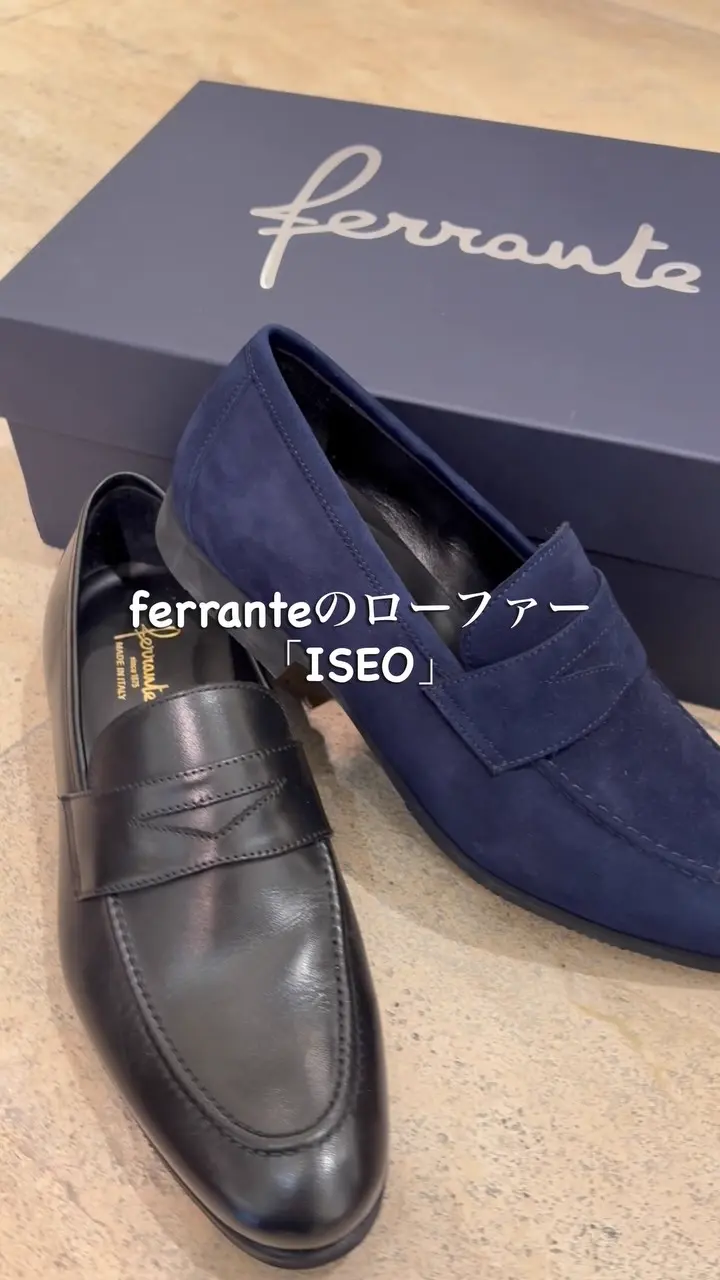 FERRANTE(フェランテ)】 スエードコインローファー ISEO｜PARIGOT