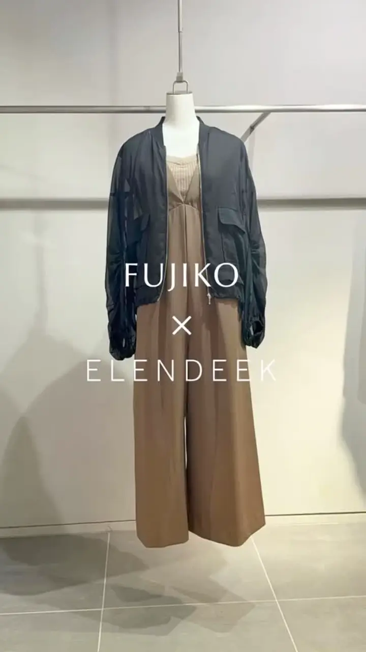 FUJIKO×ELENDEEK】BICOLOR COMBINAISON｜ワンピース | ELENDEEK