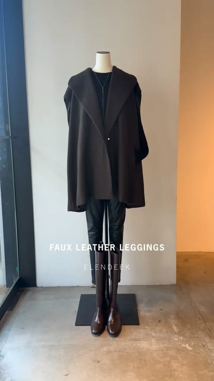 FAUX LEATHER LEGGINGS｜パンツ | ELENDEEK （エレンディーク）公式通販
