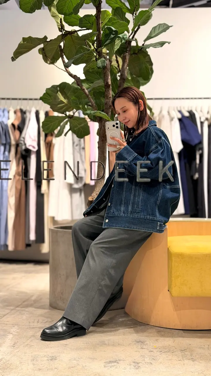 BACK FORM LOOSE DENIM JK｜デニムジャケット | ELENDEEK （エレン