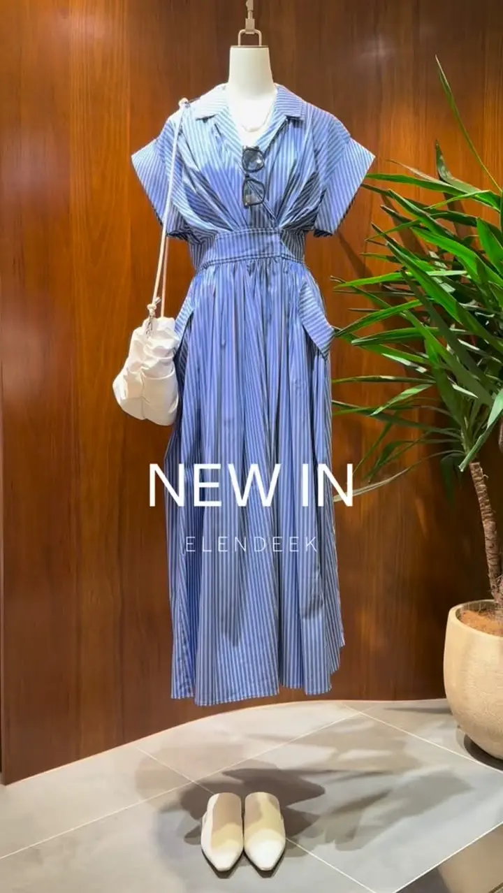 W COLLAR SHIRT OP｜ワンピース | ELENDEEK （エレンディーク）公式通販