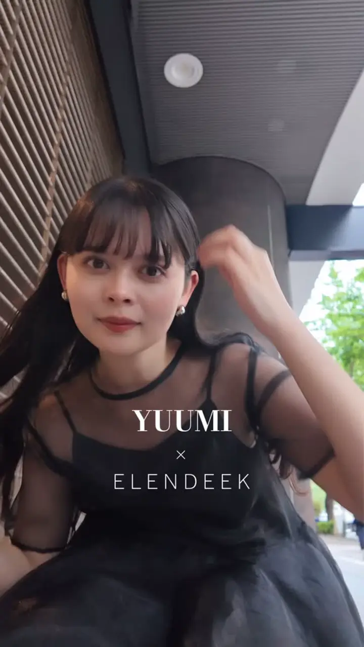 yuumi×ELENDEEK】CAMI SET ASYMMETRY BL｜シャツ・ブラウス | ELENDEEK