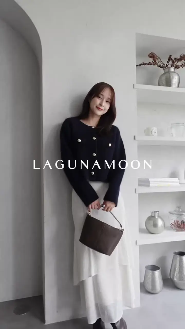 CHNラクーンニットジャケット｜ラグナムーン（LAGUNAMOON）公式通販