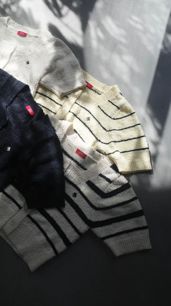 POLO BCSコラボ】ブークレヤーンハーフスリーブコンパクトニット