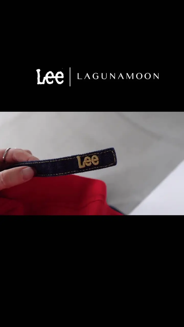 Leeコラボ】セミワイドベルトデニムパンツ｜ラグナムーン（LAGUNAMOON
