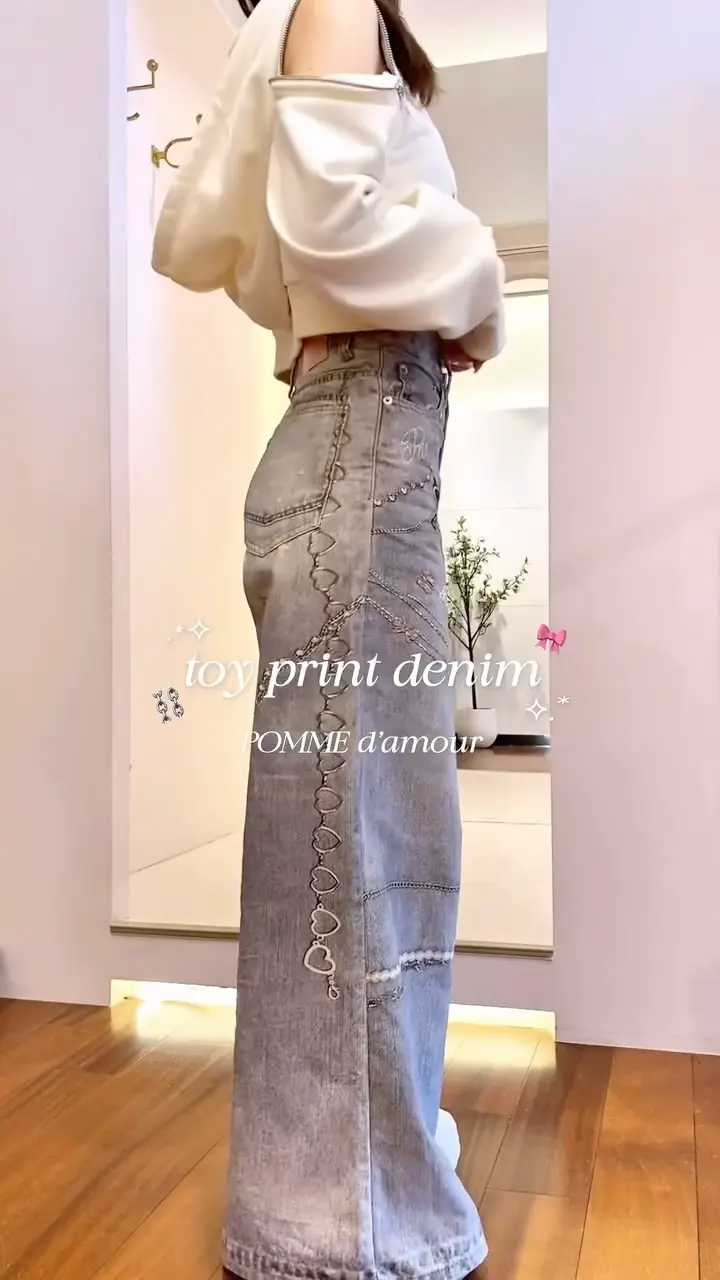 toy print denim – ROUGE by POMME d'amour