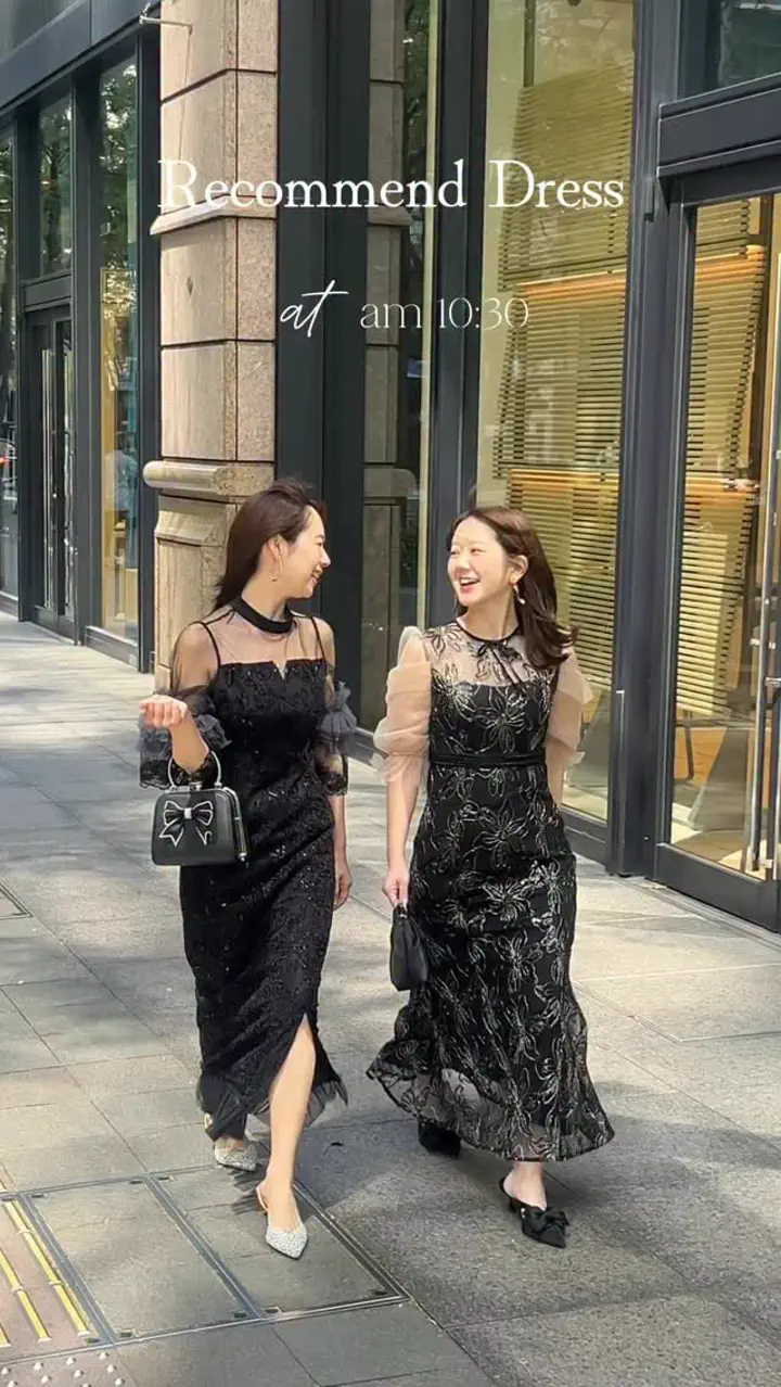 当日発送】スパンコールフラワーリボンチュールワンピース結婚式ドレス