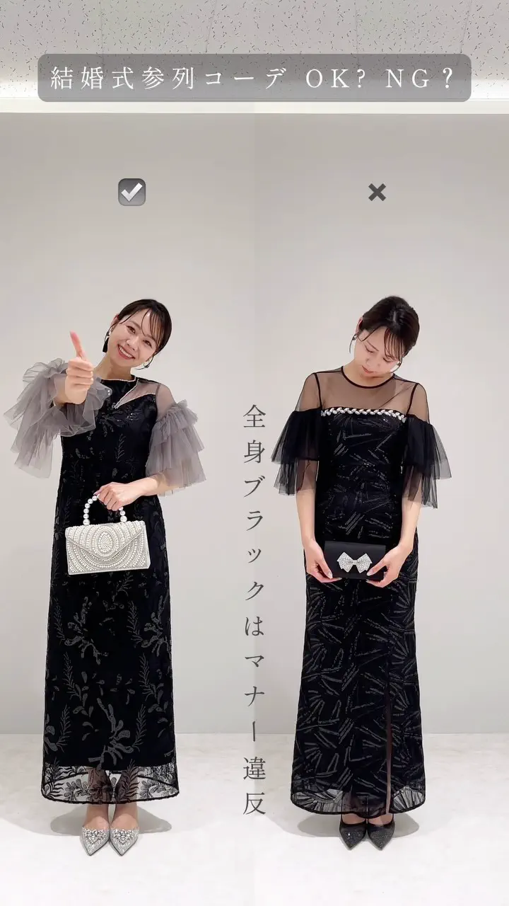 当日発送】フラワーチュールパフスリーブIラインワンピースドレス