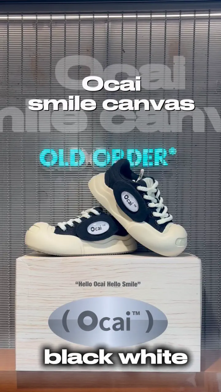 Ocai】Smile Canvas / Vintage Black – OLD ORDER JAPAN