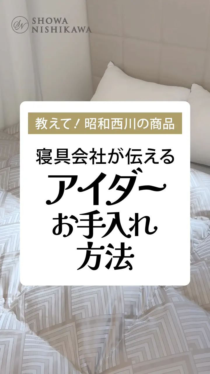 昭和西川 100年羽毛］羽毛肌掛けふとん・ダウンケット 日本製アイス