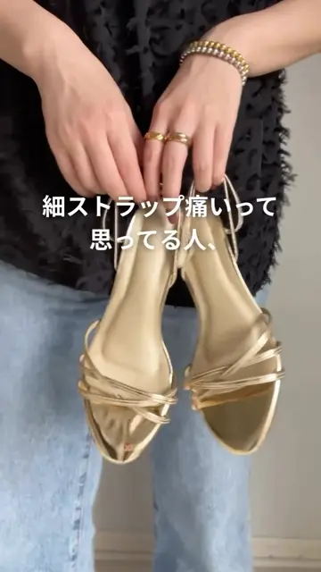 ラインストラップゴムフィット2Wayサンダル 一部8月上旬入荷予定