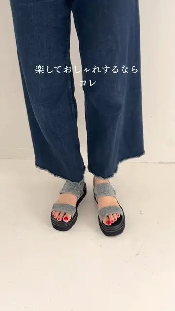 ストレッチフィット軽量厚底ボリュームサンダル【公式ショップ
