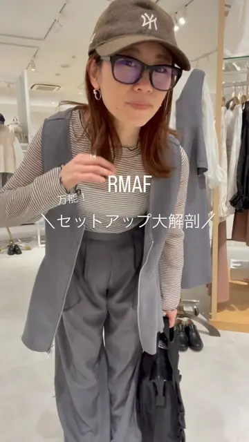 ペプラムベストパンツSET グレー 楽天市場】ペプラムベストセットアップ レディース 春 スーツ