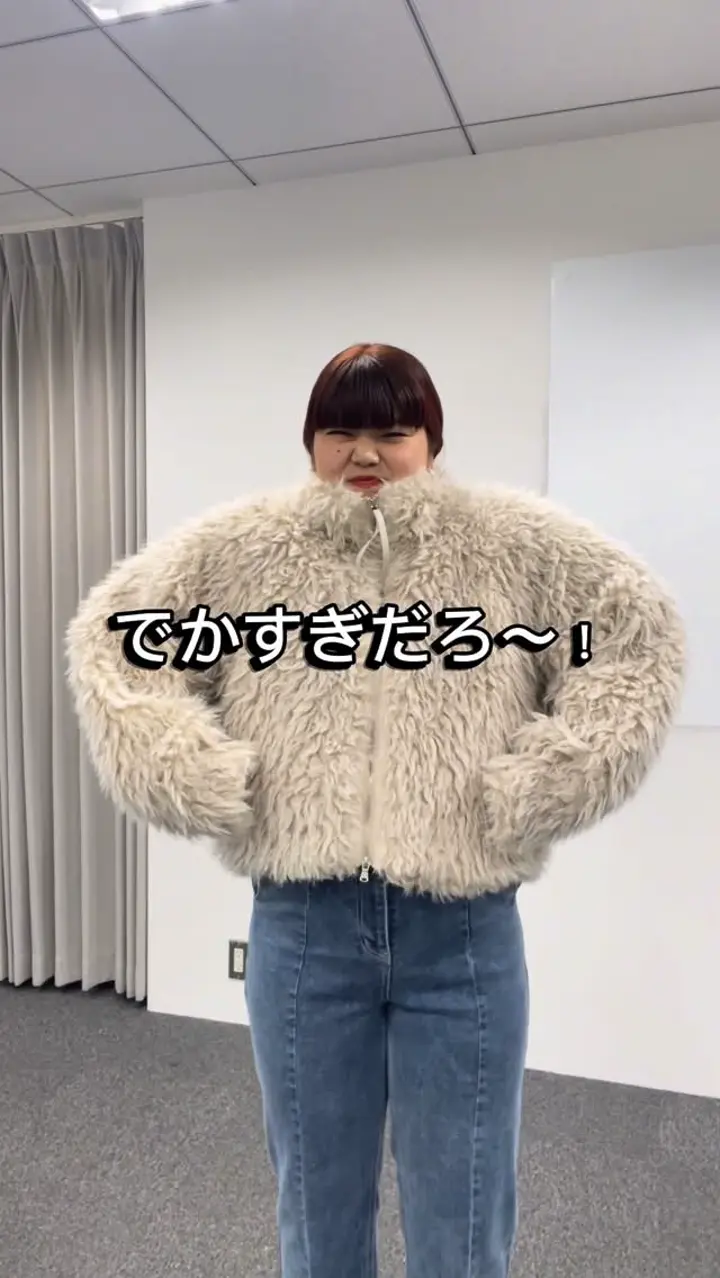 nane】【Suzuki セレクト】WZIPミックスファーブルゾン | Remind me